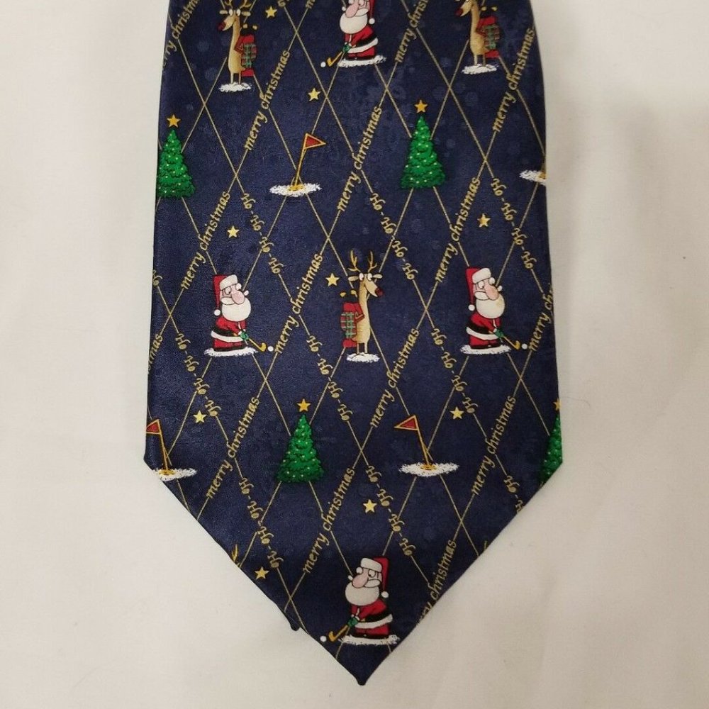 American Greetings Golf Santa Rudolph  Christmas
